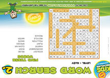 Wordsearch No.2 - Level: Easy - Answers