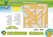 Wordsearch No.4 - Level: Hard - Answers